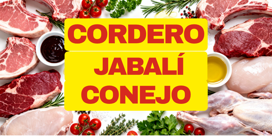 CORDERO JABALI CONEJO